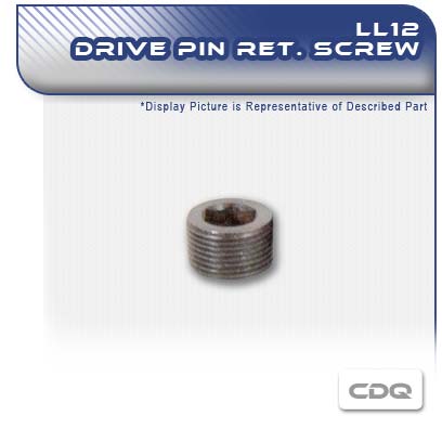 LL12 CDQ PC Pump Drive Pin Retaining Screw